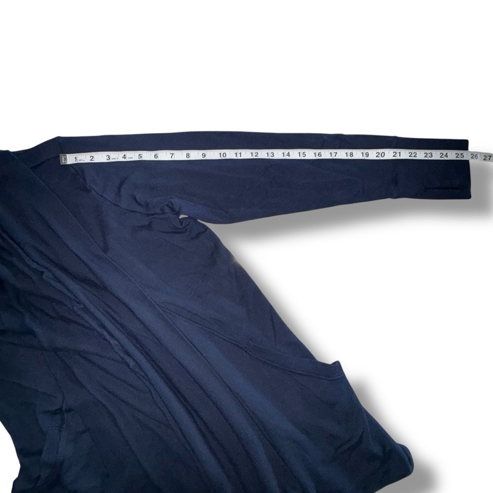 ATHLETA Pranayama Wrap with Shawl Collar - Navy XL - Picture 12 of 12